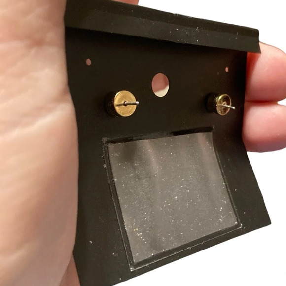 COACH Faux Tortoiseshell & Gold-Tone Signature Cs Drop Dangle Earrings NWT - Picture 6 of 6